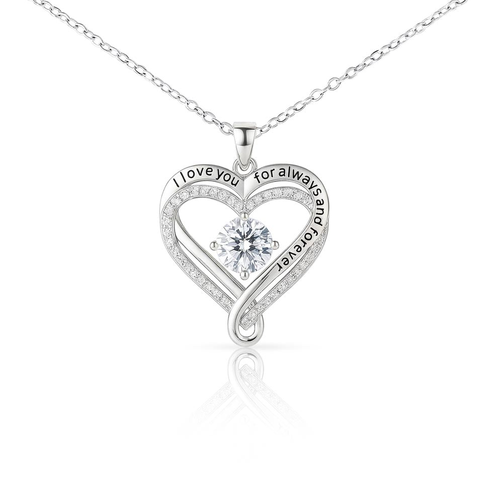 Loss of a Mother Necklace – In Memory of Mom Memorial Gift, Sympathy Remembrance Necklace for Daughter or Son with Message Card & Gift Box