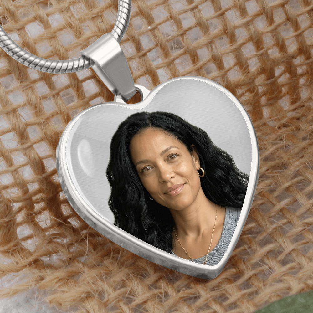 In Loving Memory Photo Necklace | Personalized Remembrance Gift