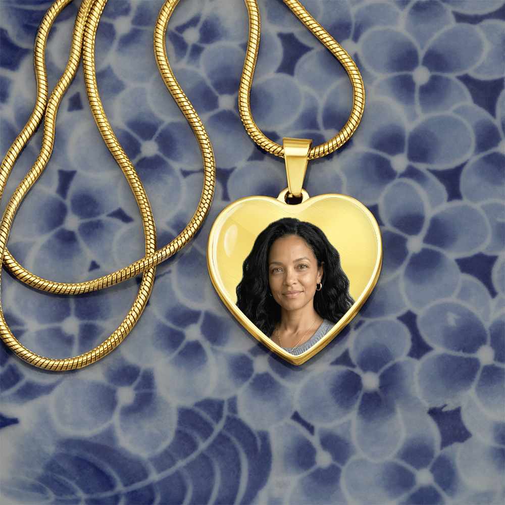 In Loving Memory Photo Necklace | Personalized Remembrance Gift