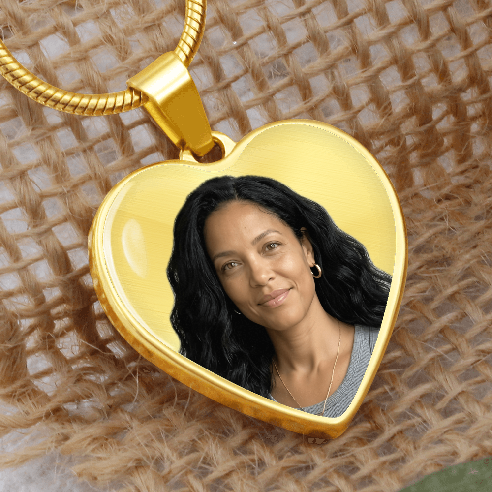 In Loving Memory Photo Necklace | Personalized Remembrance Gift