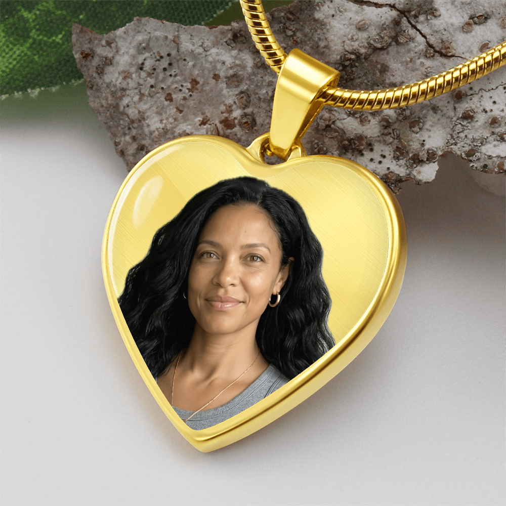 In Loving Memory Photo Necklace | Personalized Remembrance Gift