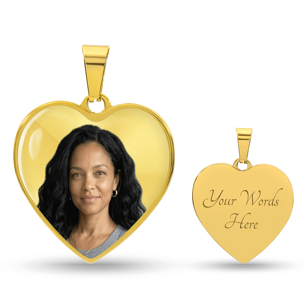 In Loving Memory Photo Necklace | Personalized Remembrance Gift