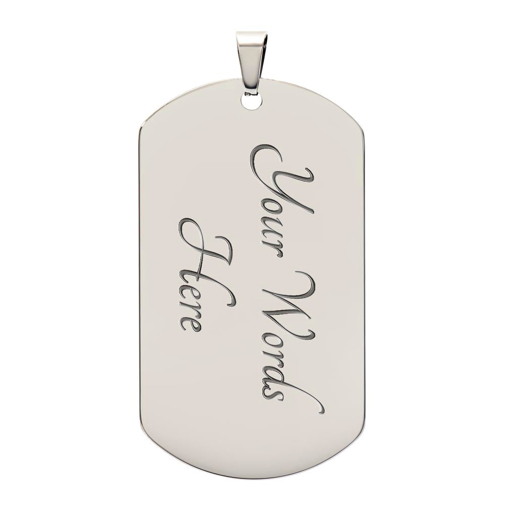Personalized Father's Day Memorial Photo Necklace | Custom Picture Keepsake for Dad