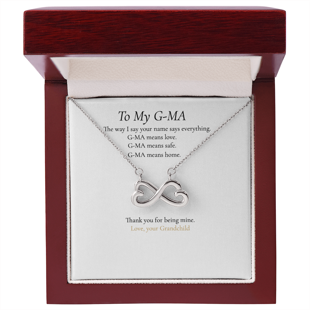 She isn't just Grandma. She's G-Ma. And this necklace was made for the name that means everything.