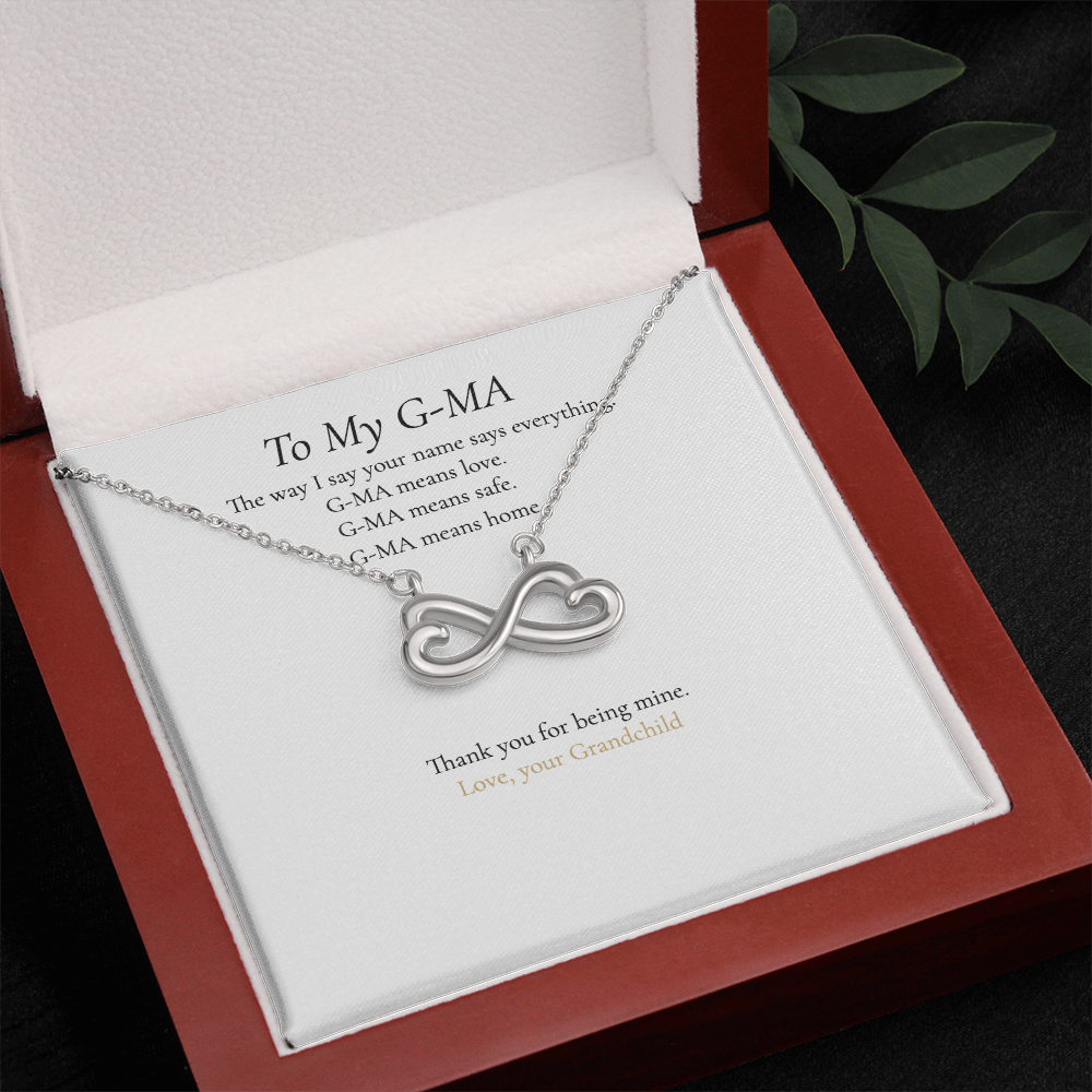 She isn't just Grandma. She's G-Ma. And this necklace was made for the name that means everything.