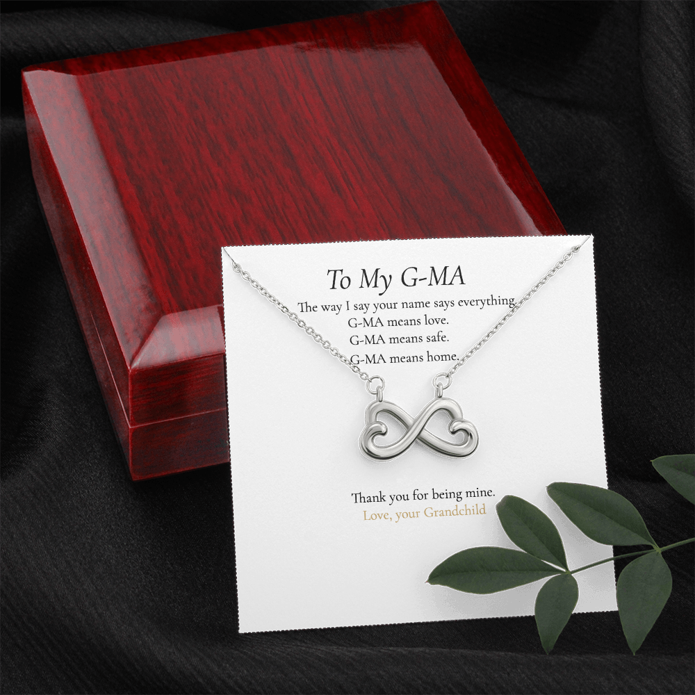 She isn't just Grandma. She's G-Ma. And this necklace was made for the name that means everything.