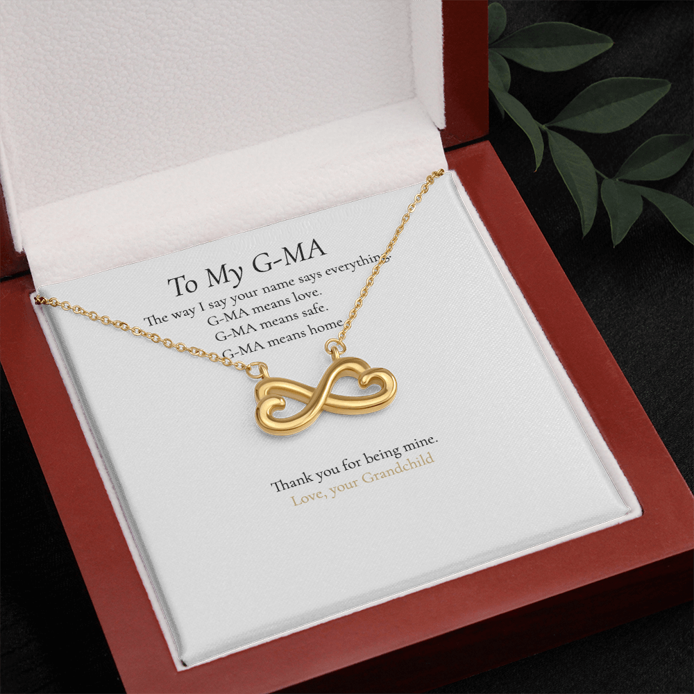 She isn't just Grandma. She's G-Ma. And this necklace was made for the name that means everything.