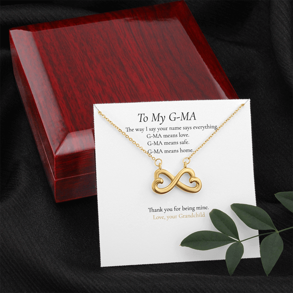 She isn't just Grandma. She's G-Ma. And this necklace was made for the name that means everything.
