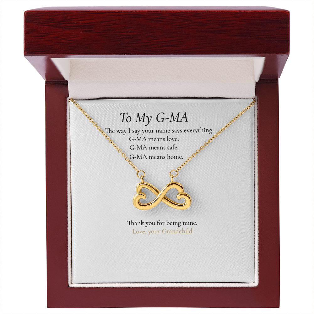 She isn't just Grandma. She's G-Ma. And this necklace was made for the name that means everything.