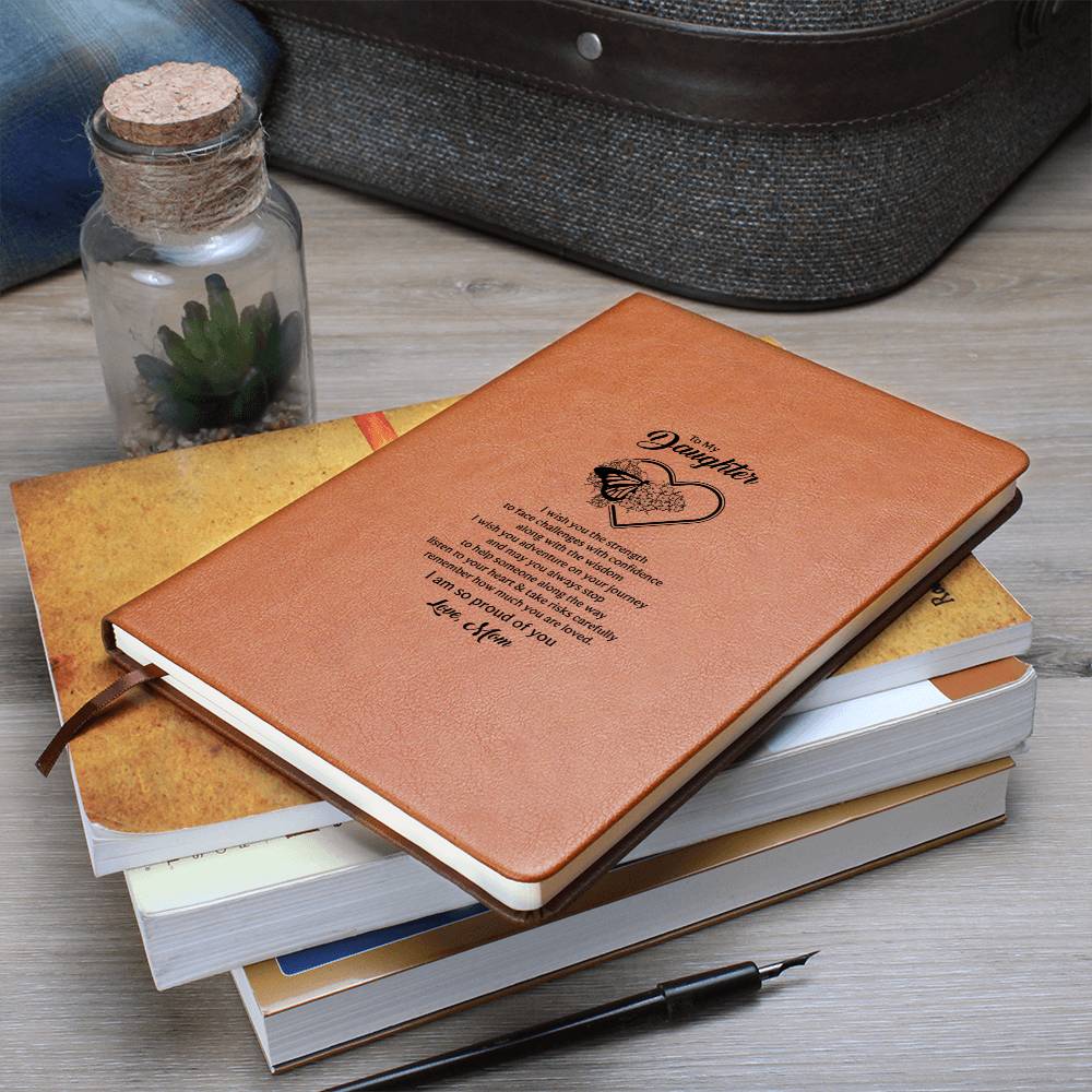 To my daughter, Butterfly Journal - Mom's Love Letter Notebook