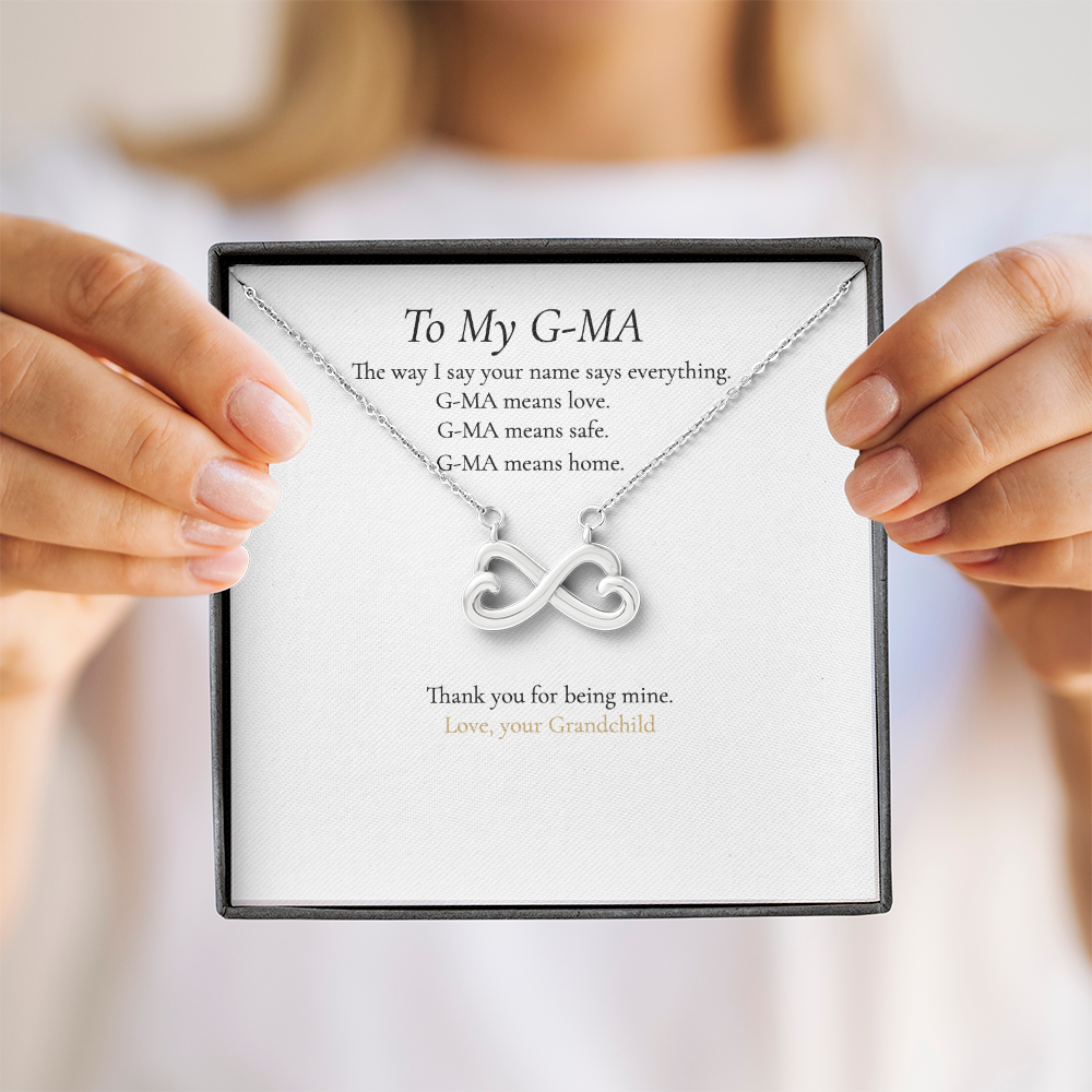 She isn't just Grandma. She's G-Ma. And this necklace was made for the name that means everything.