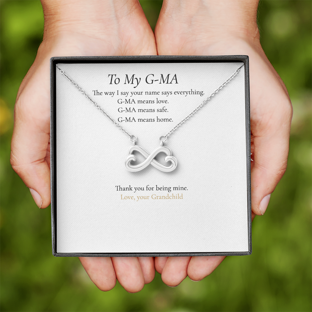 She isn't just Grandma. She's G-Ma. And this necklace was made for the name that means everything.