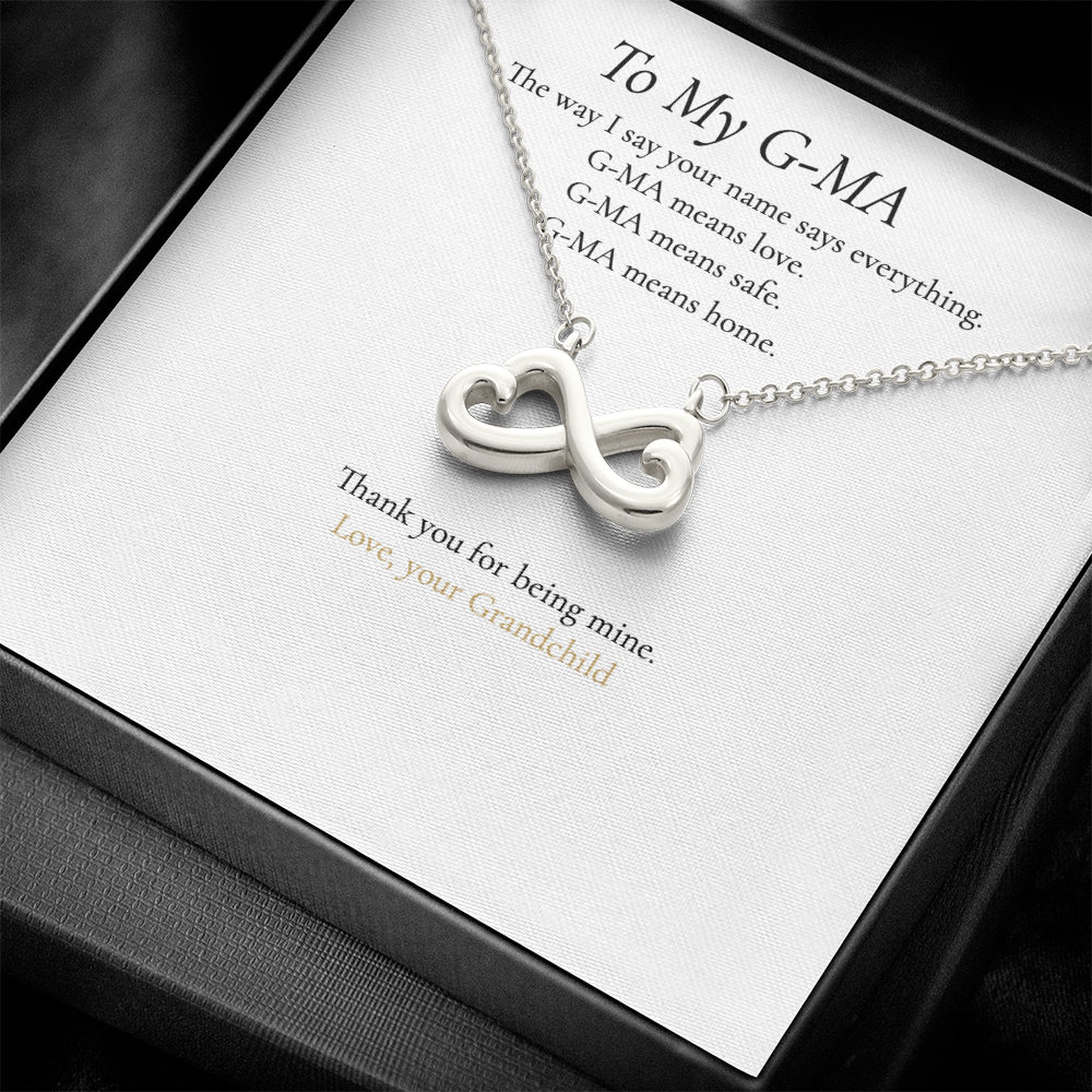 She isn't just Grandma. She's G-Ma. And this necklace was made for the name that means everything.