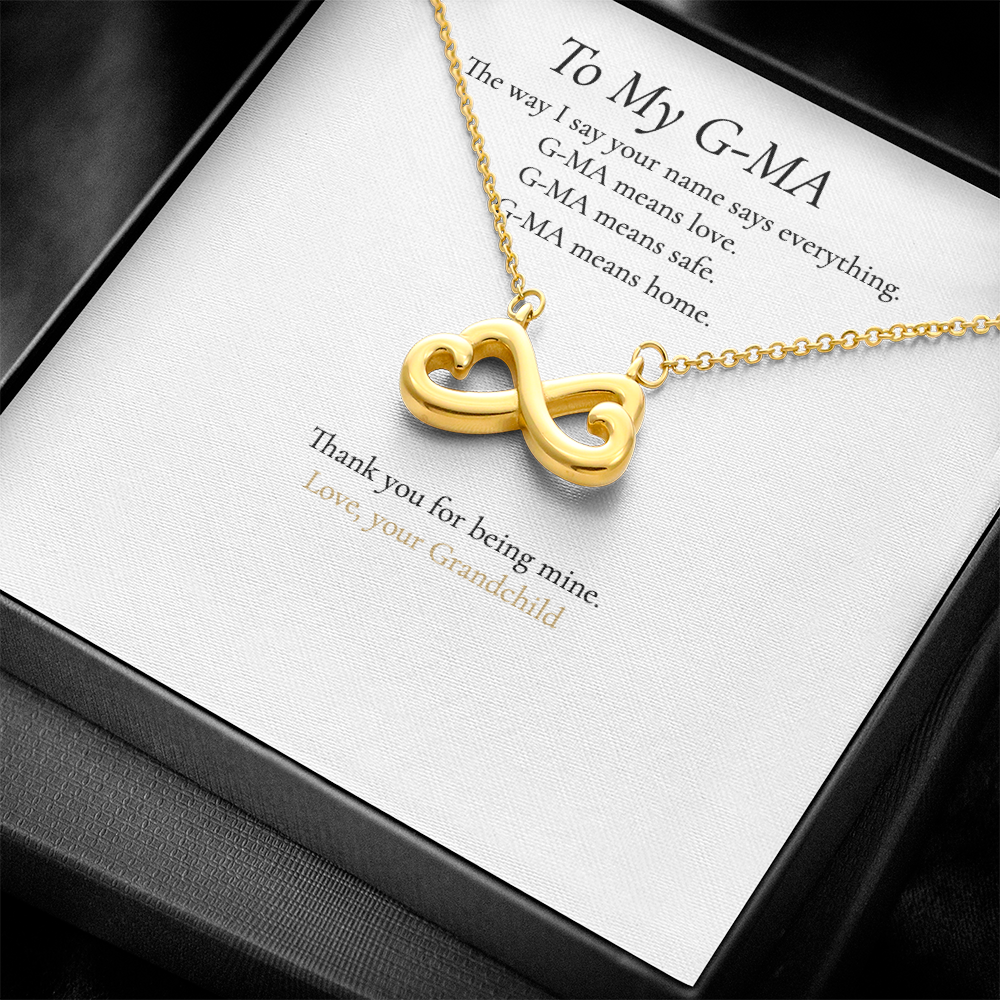 She isn't just Grandma. She's G-Ma. And this necklace was made for the name that means everything.