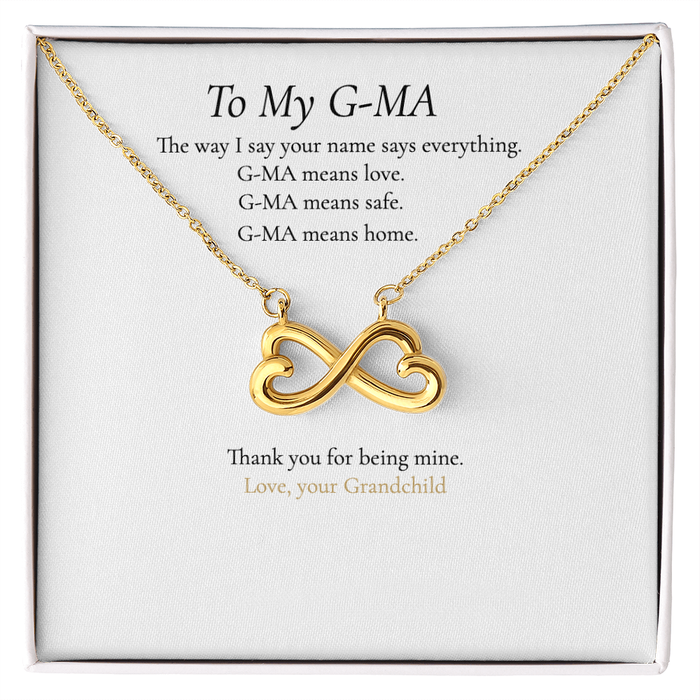 She isn't just Grandma. She's G-Ma. And this necklace was made for the name that means everything.