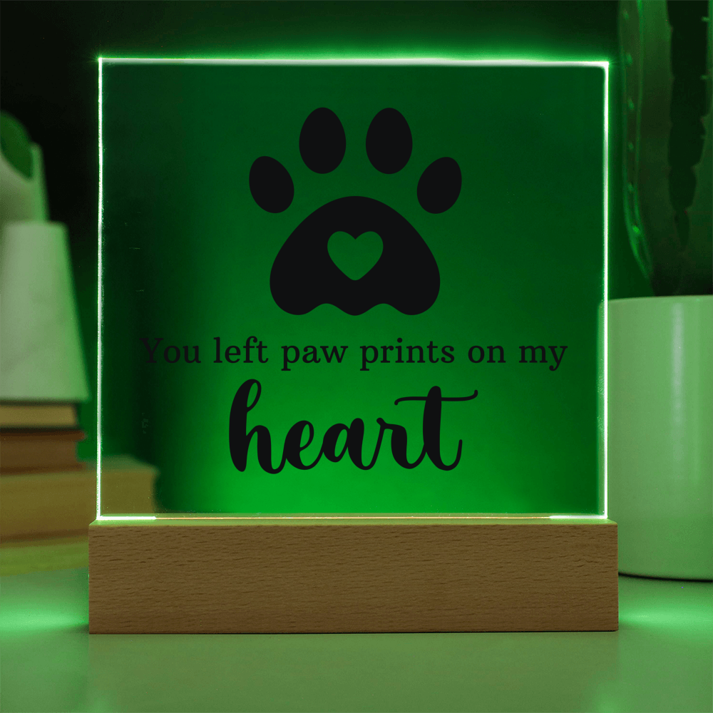 Keepsake Acrylic Bundle - You left pawprints in my heart